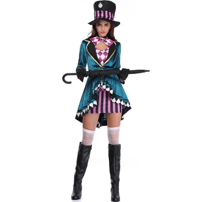 La Sombrerero Sexy 🖤 – Disfraz Completo de Halloween para Mujer