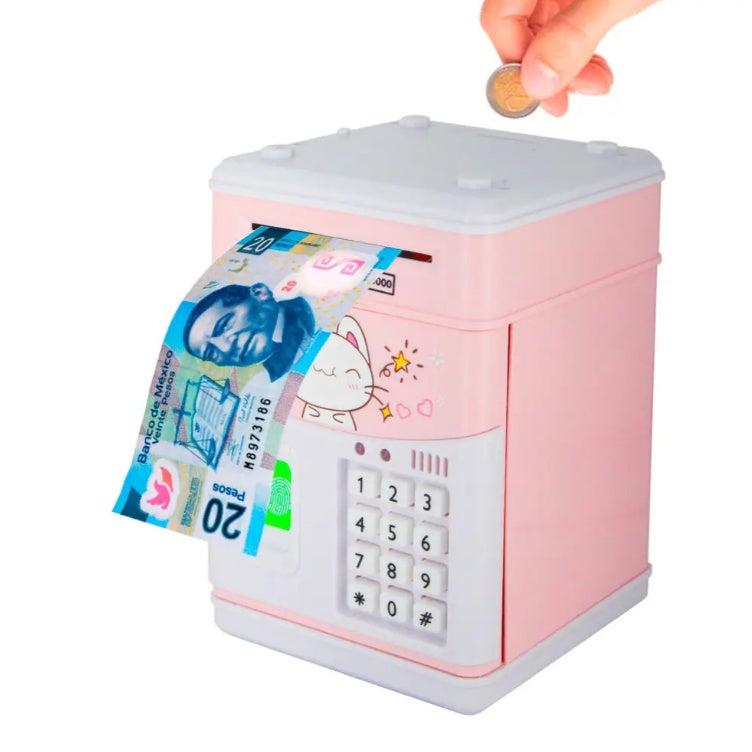 Caja Fuerte Electrónica para Niñas con Sensor y Llave – Alcancía Inteligente y Divertida