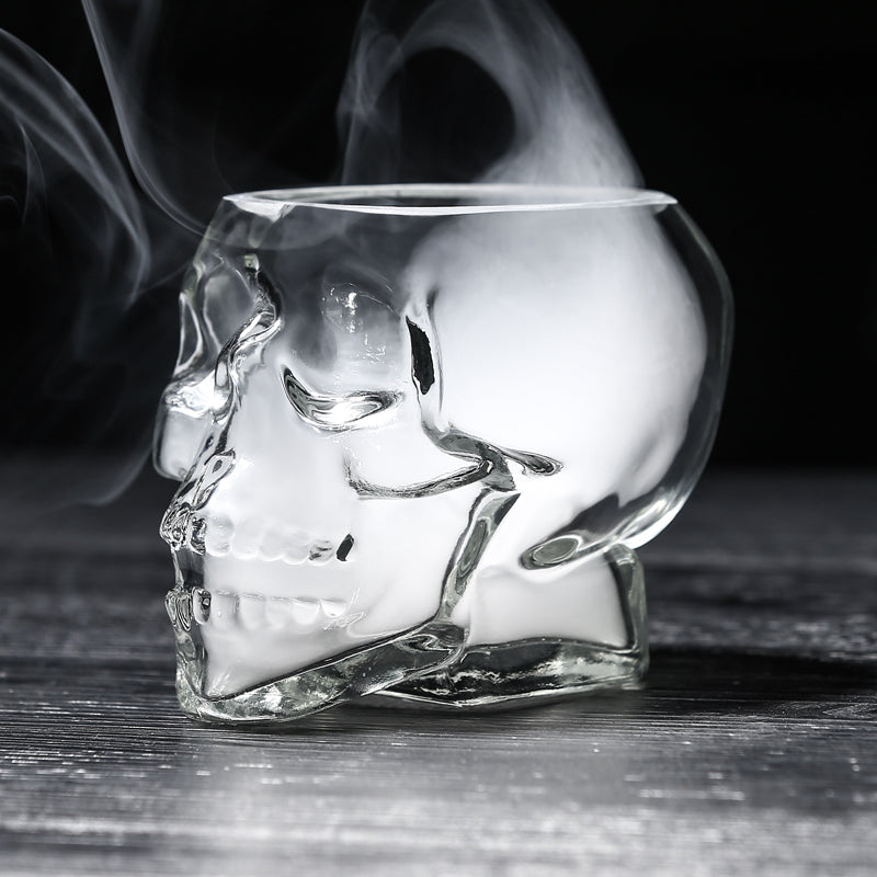Copa de vino con forma de calavera para Halloween, vaso de jugo con personalidad especial, vaso de whisky