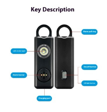 Dispositivo de Seguridad Personal con Rastreador GPS – Airtag de defensa femenina