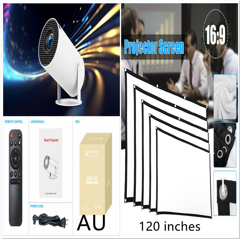 Proyector profesional HY300 para cine en casa, entretenimiento, proyector pequeño portátil