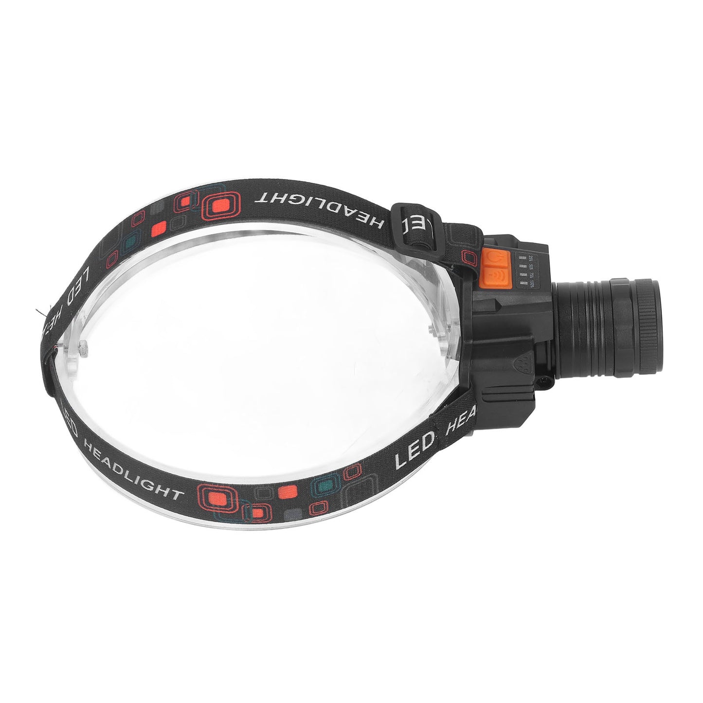 Linterna frontal recargable por USB con 3 modos de luz, lente LED de 1500 lm