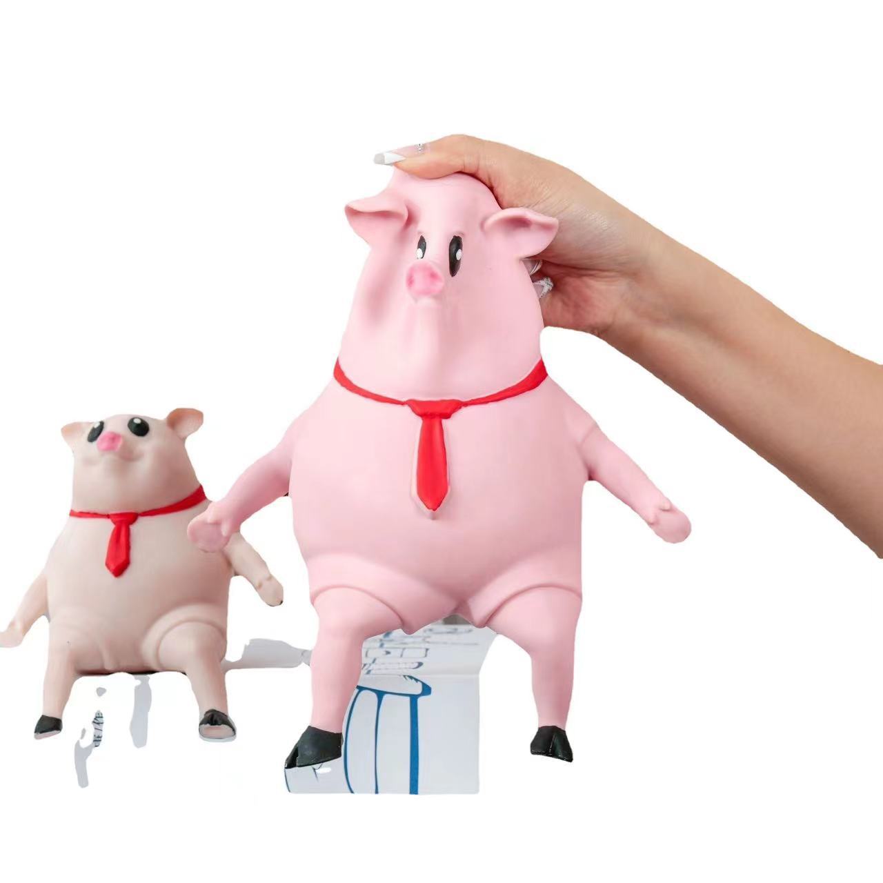 Cerditos rosados para apretar, juguetes antiestrés, lindos animales para apretar, adorable cerdito, juguete antiestrés para el Día del Niño, regalo para niños.