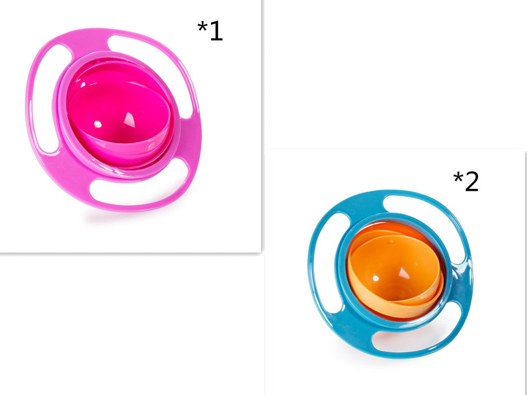 Plato tipo tazón universal a prueba de derrames para tu bebé, plato antiderrapante con rotación de 360 grados, calidad exccelente