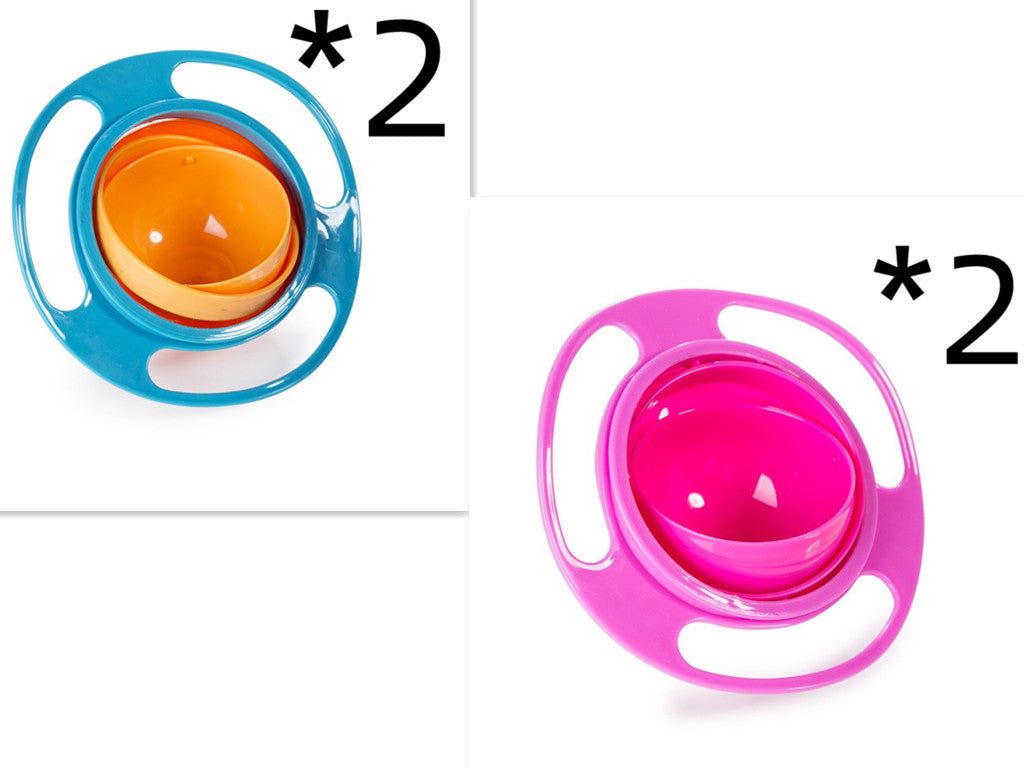 Plato tipo tazón universal a prueba de derrames para tu bebé, plato antiderrapante con rotación de 360 grados, calidad exccelente