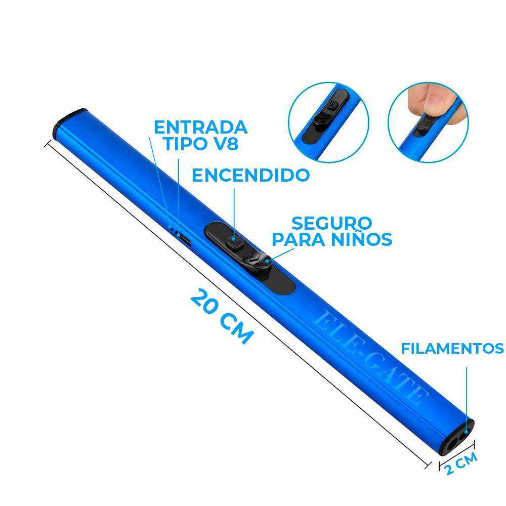 Encendedor Eléctrico Recargable — Duradero, Seguro y Ecológico
