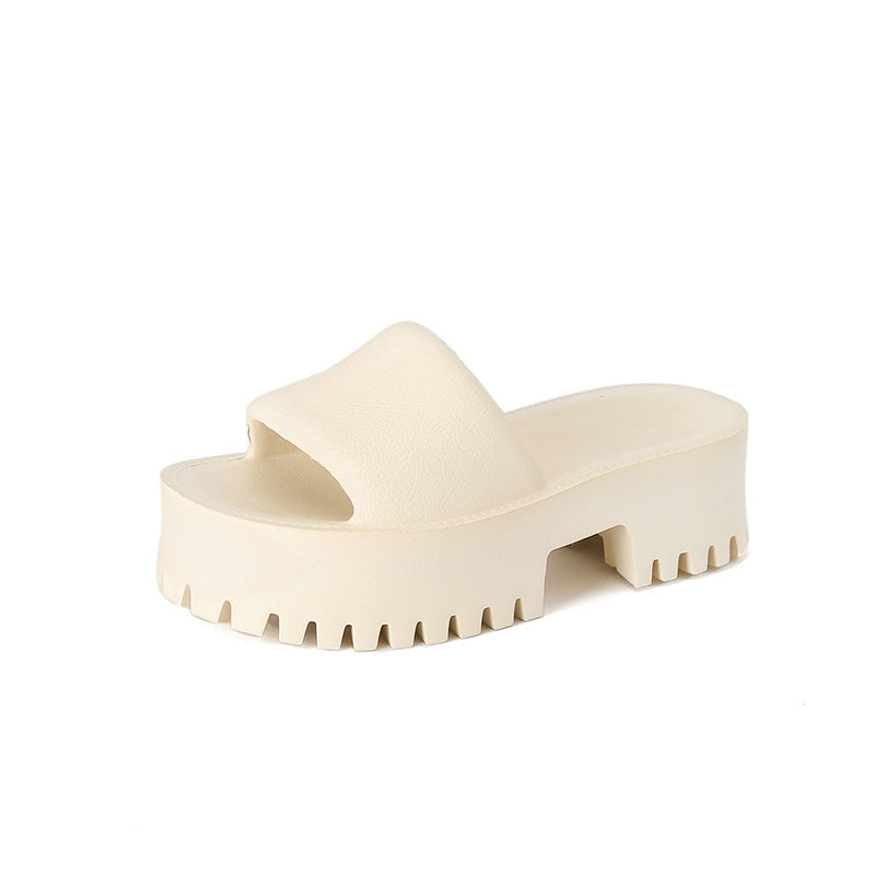 Zapatillas de plataforma para verano, comodo y femenina.