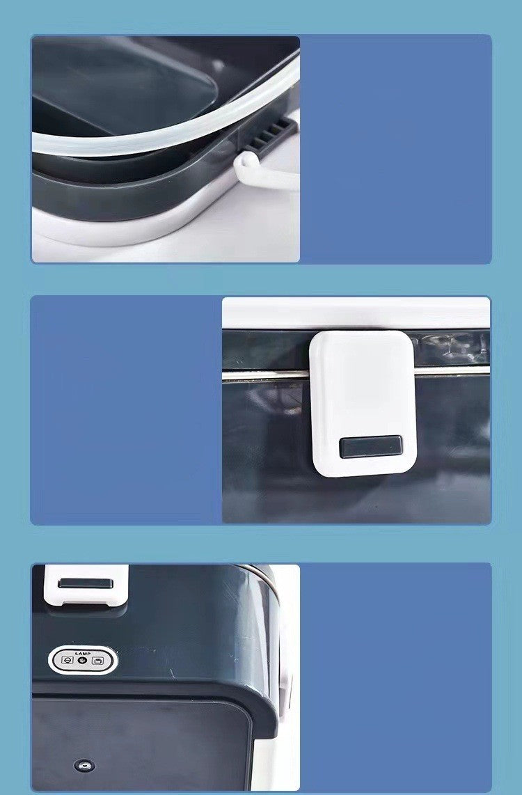 Fiambrera eléctrica de doble uso para coche y hogar con USB