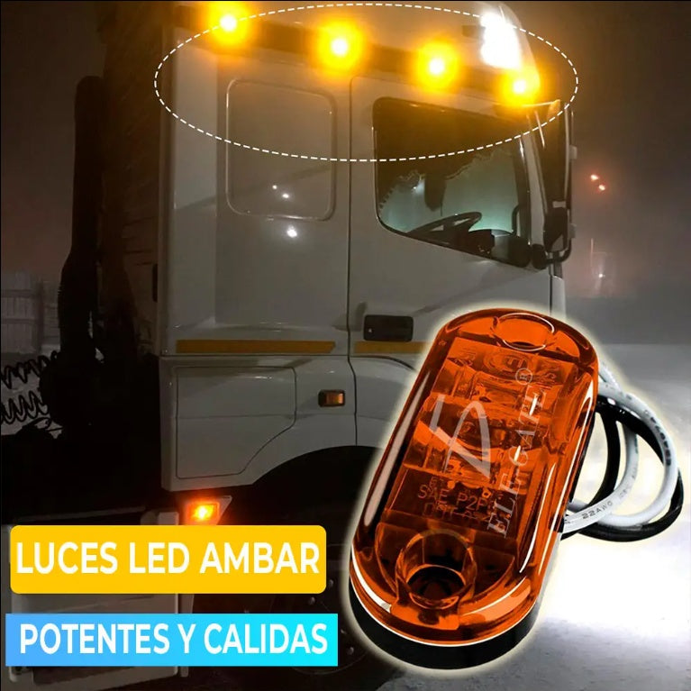 Luz LED de Posición para Vehículos 12V/24V – Alta Resistencia + Fácil Instalación