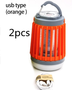 Lámpara Solar Mata Mosquitos Portátil – Recargable, Silenciosa para Interior y Exterior solar y usb
