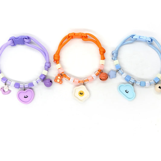 Collar con colgante pequeño de dibujos animados para gato y perro pequeño