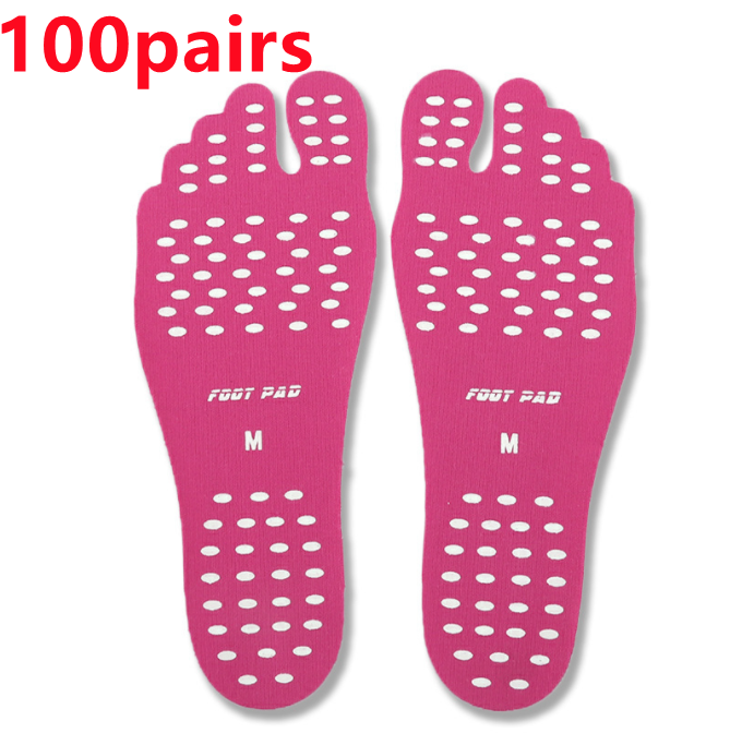 Calzado Invisible para playa, sandalias, plantillas adhesivas para playa, almohadillas antideslizantes para hombres y mujeres