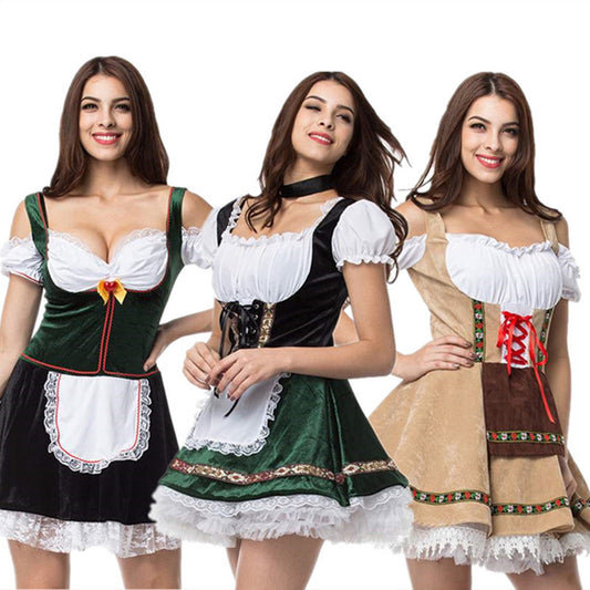 Vestido de mujer october fest de Halloween talla grande