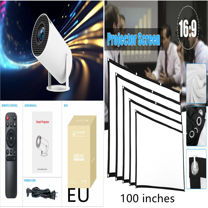 Proyector profesional HY300 para cine en casa, entretenimiento, proyector pequeño portátil