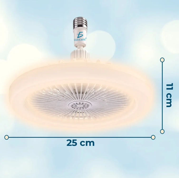 Lámpara LED Multifuncional 30W con Ventilador y Luz Regulable – Confort Todo en Uno