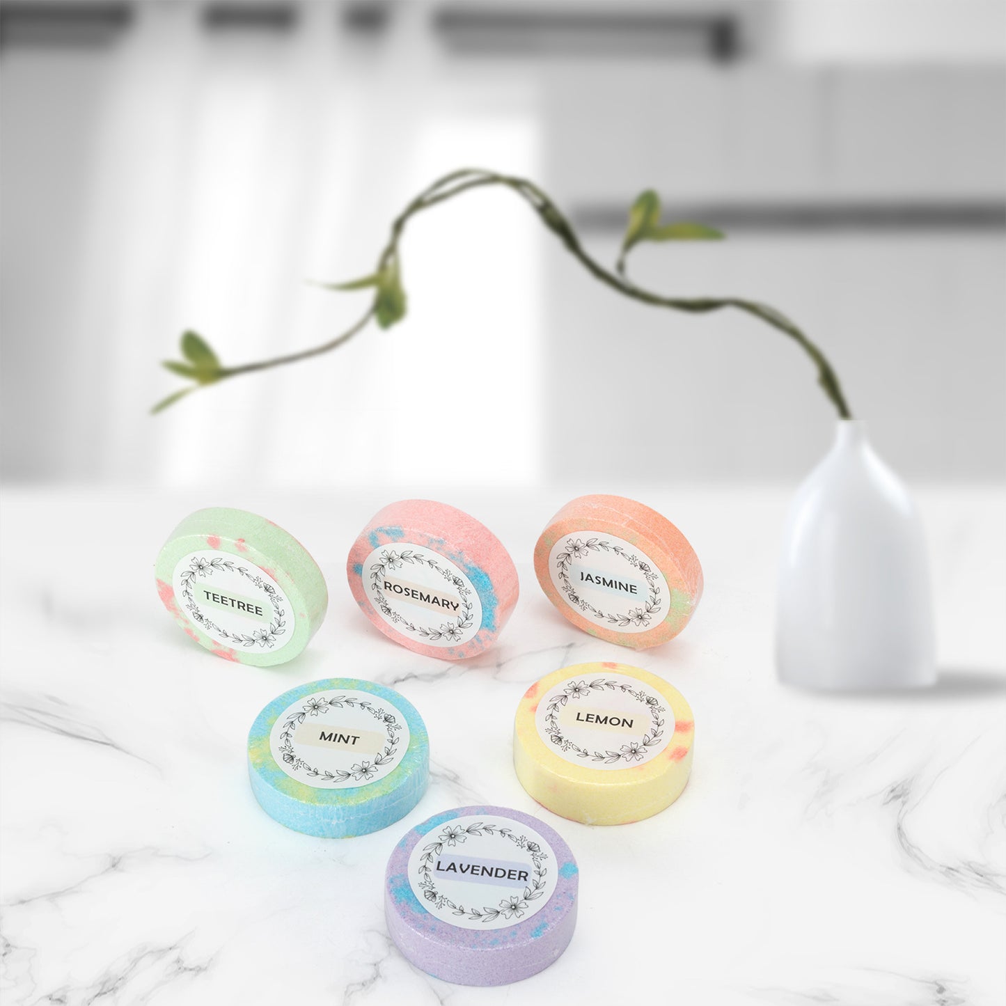Set de 6 Bombas de Baño, Spa en casa, super hidratantes y relajantes