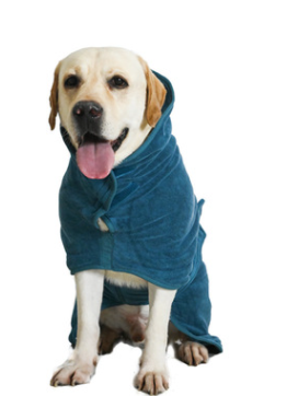 Albornoz absorbente para mascotas con microfibra envuelta en la cintura; Toalla súper para tu mascota
