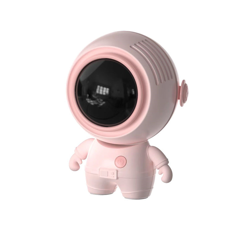 Ventilador personal para el cuello, ventilador pequeño de astronauta recargable por USB, mini ventilador sin aspas