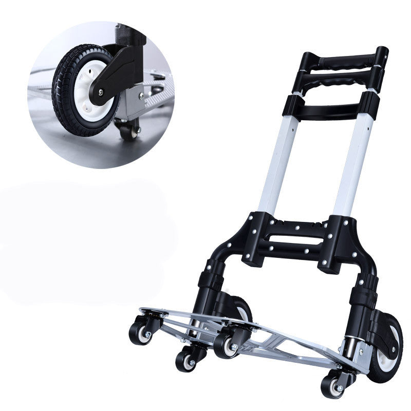Carrito de Compras de aluminio de excelente calidad, carrito de 2 Ruedas de Aluminio