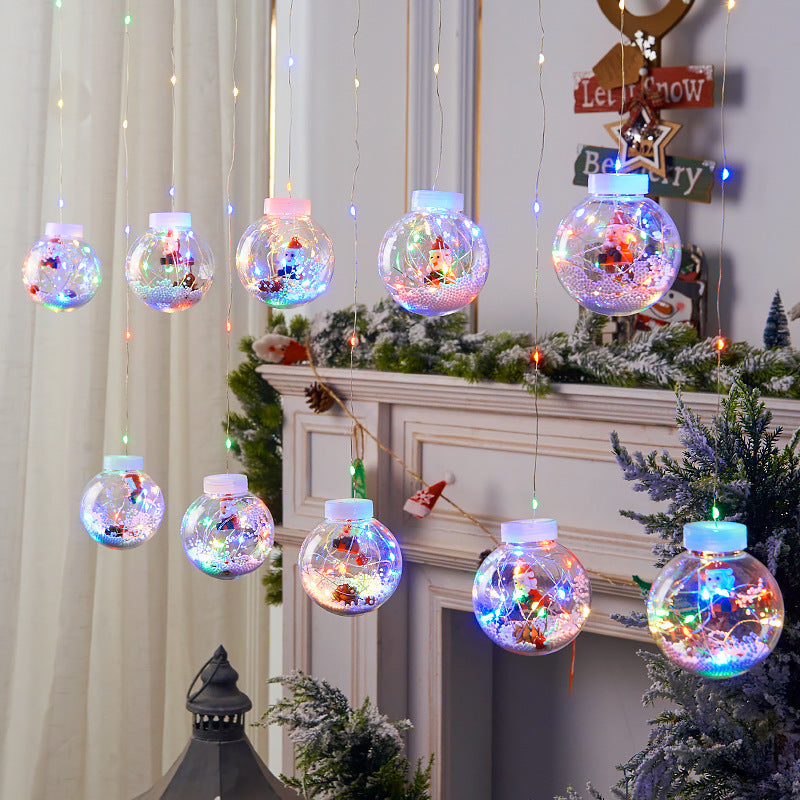 Luces de Navidad para Ventanas ⛄🎅 – Ambiente Cálido y Festivo