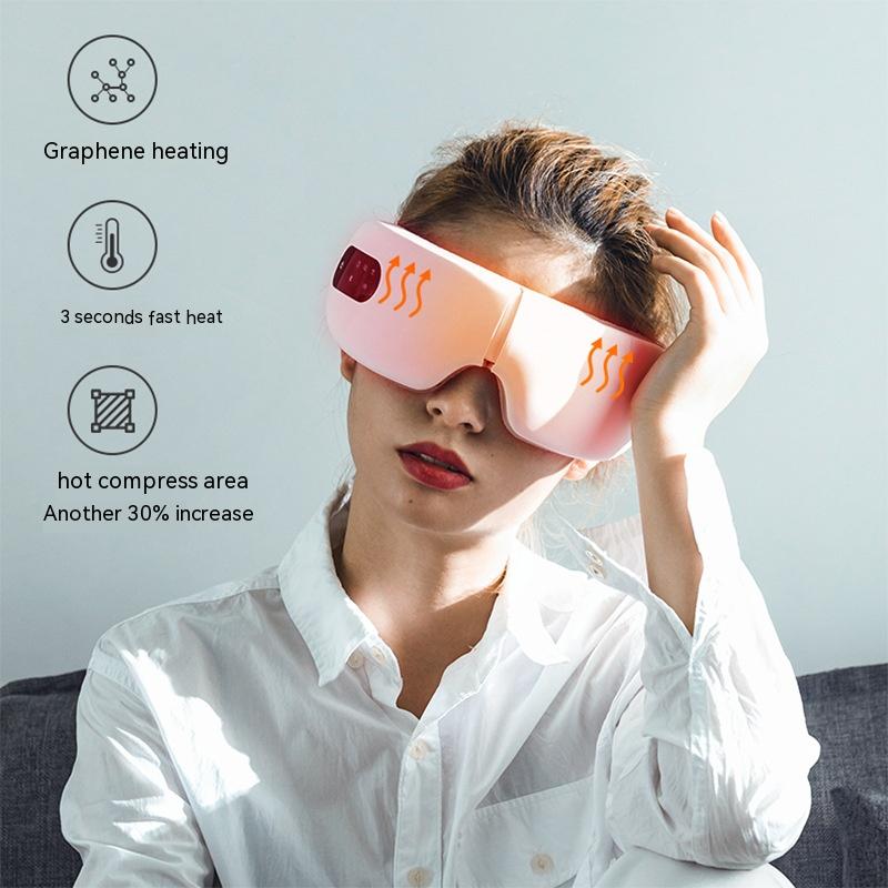 Masajeador de ojos para aliviar la fatiga ocular carga por USB, estres, migraña, dolores de cabeza intensos, masajeador calmante