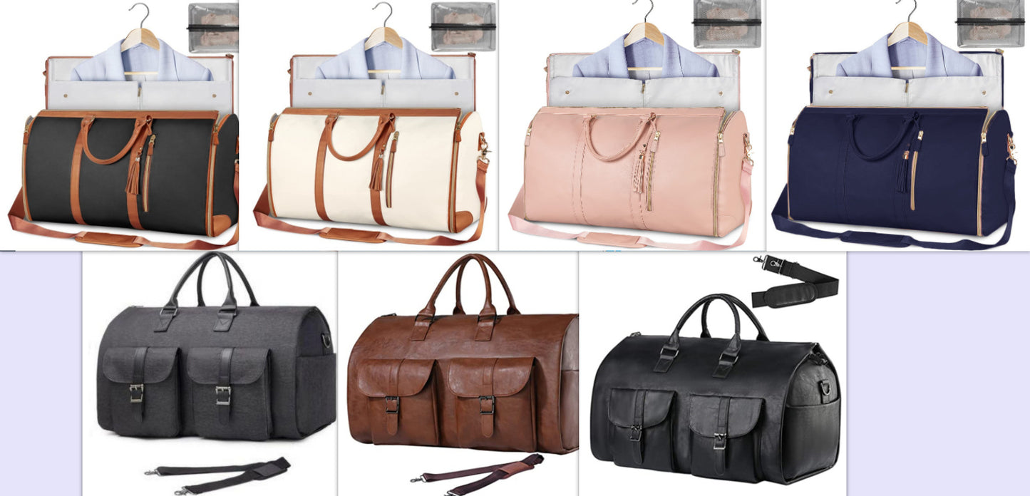 Bolso de viaje de gran capacidad, bolso de mano para mujer, bolso de traje plegable