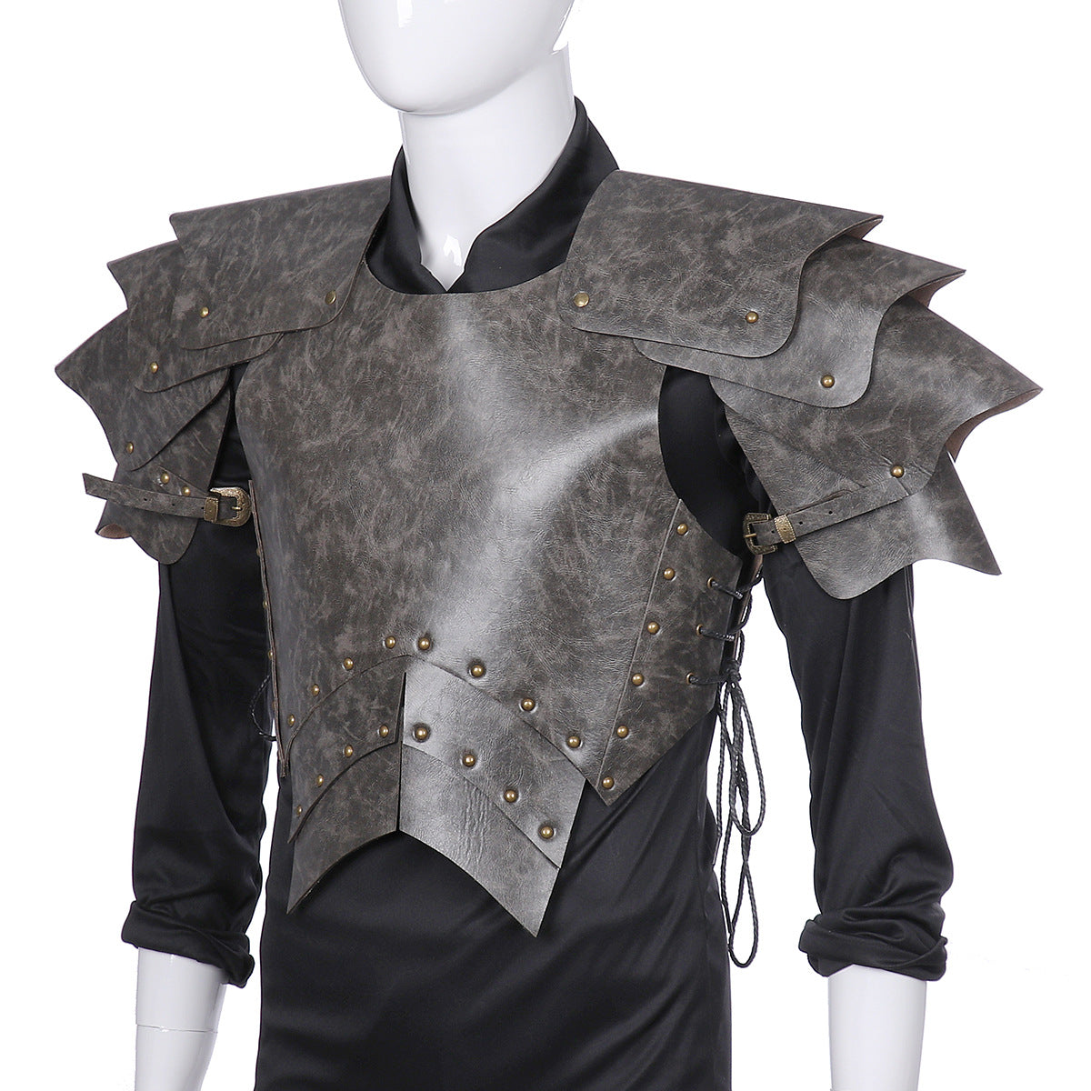 Chaleco de Caballero; Accesorios de Halloween; para traje Armadura de cuero