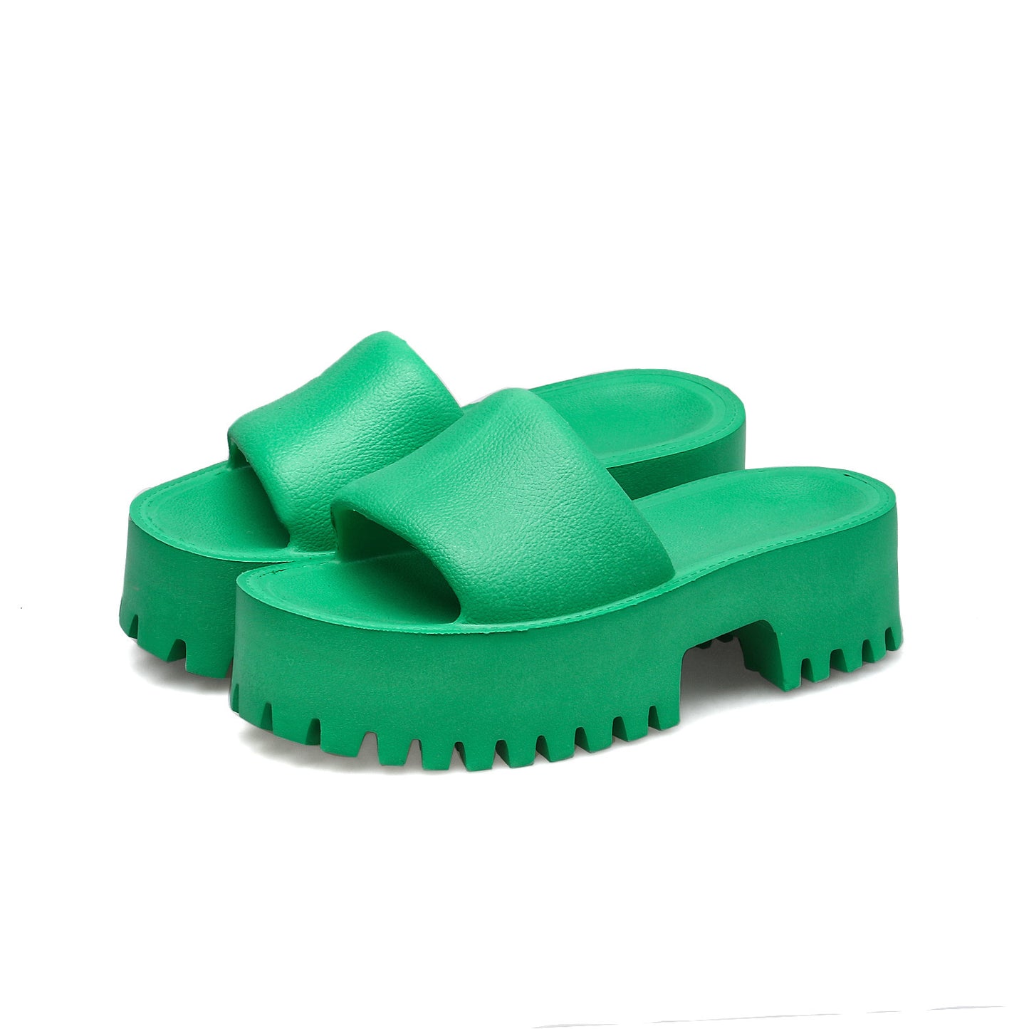 Zapatillas de plataforma para verano, comodo y femenina.