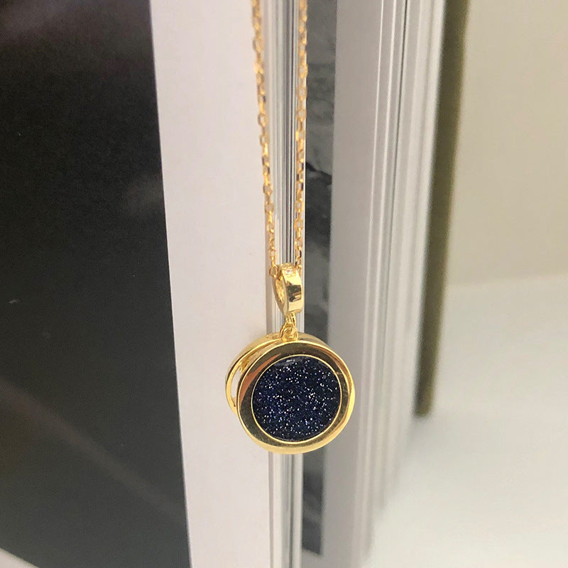 Collar de luna y estrella de plata 925, hermoso collar con dije dorado o plateado