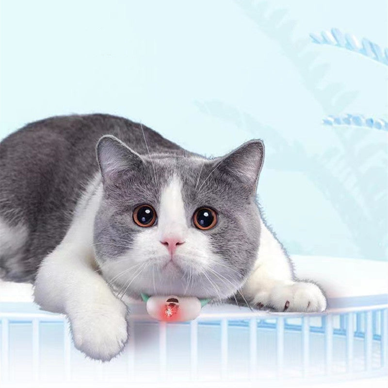 Juguete para gatos, Collar inteligente con láser, carga USB