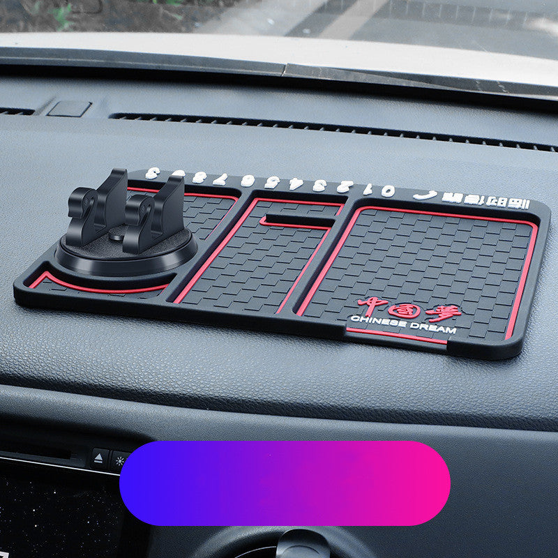 KIt de automóvil de alta calidad! Almohadilla antideslizante para teléfono de coche 4 en 1, alfombrilla antideslizante