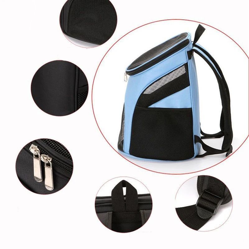 Mochila transpirable para transportar cachorros, portátil, para perros pequeños, chihuahua, schnauzer, pug