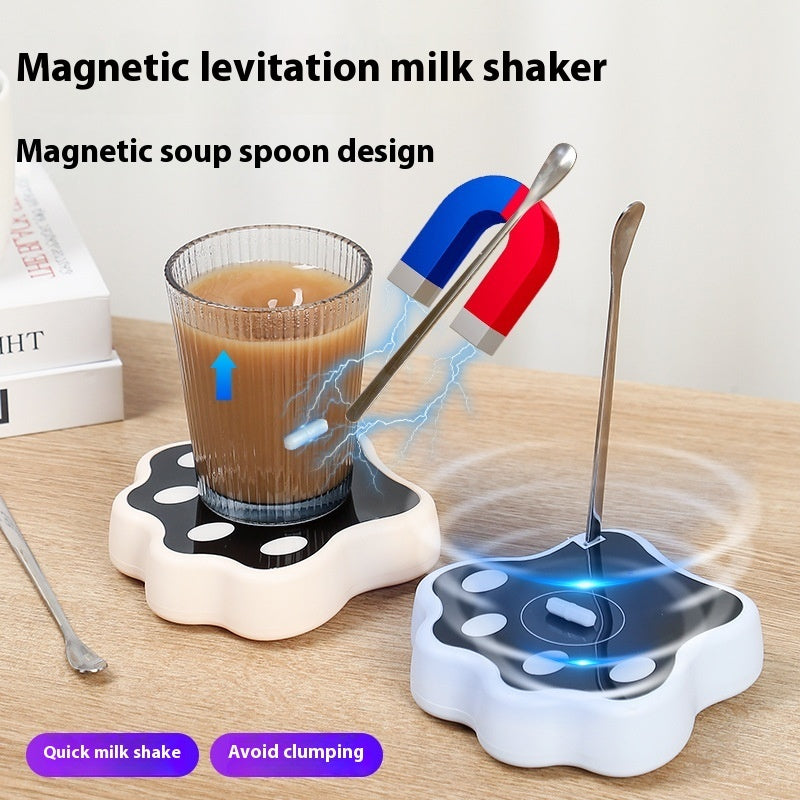 Base agitadora inteligente con carga para agitador de taza portátil genial y divertida!