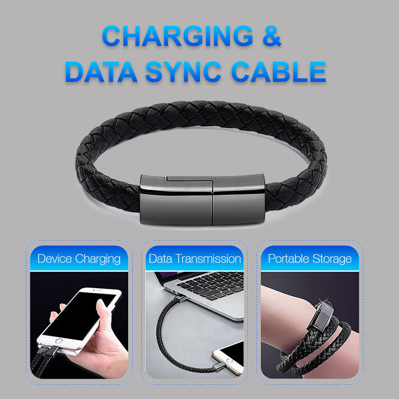 Cargador de pulsera, cable de carga USB, cable de carga para iPhone 14 y 13 Max, cable USB C para teléfono
