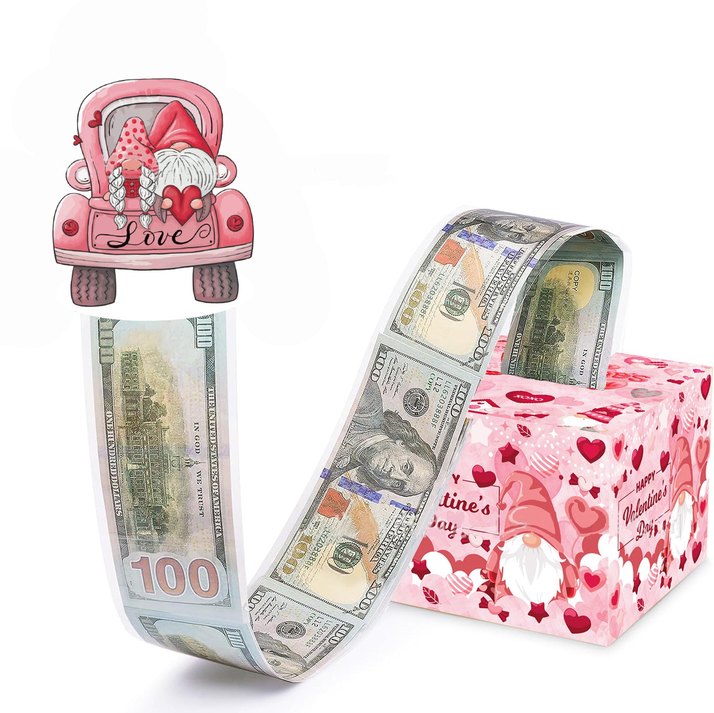 Caja sorpresa para el Día de San Valentín, regalo de explosión que crea el sobre más interactivo, rebote creativo, bricolaje, plegable Money Box