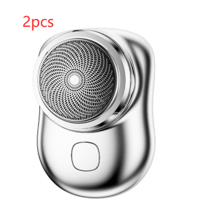 Mini afeitadora inalámbrica, portátil para hombre, recargable por USB, máquina de afeitar de tamaño pequeño, indolora, húmeda y seca