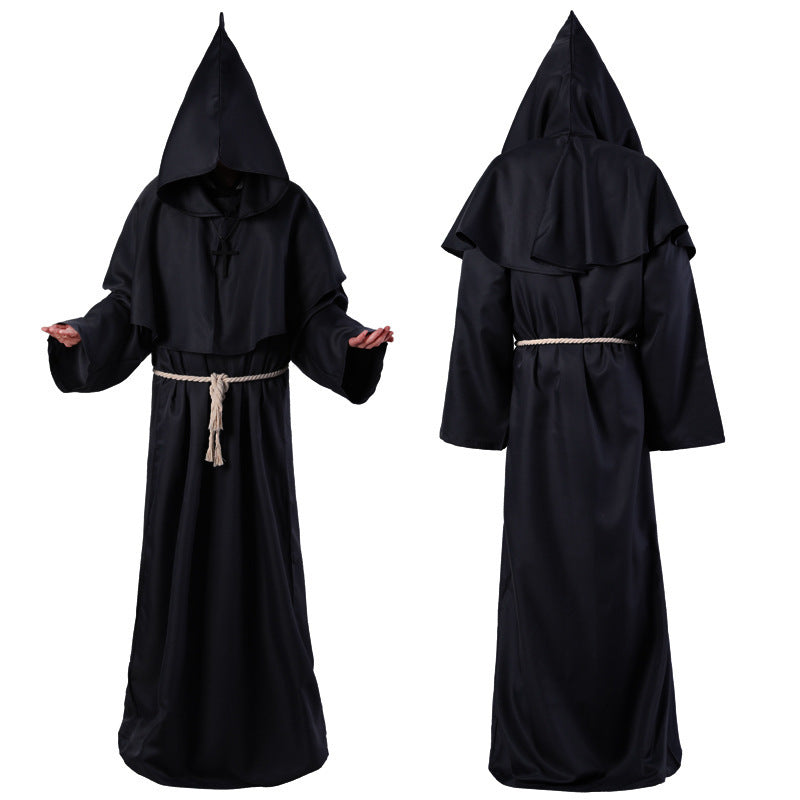 Disfraz de Halloween Disfraz de mago frágil medieval para adultos