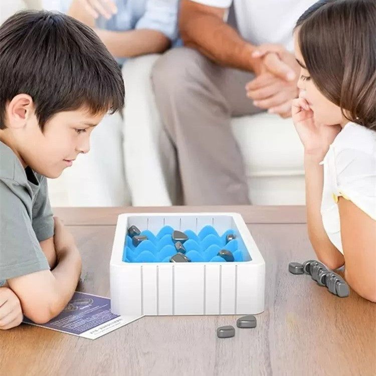 Juego de ajedrez magnético con piedras magnéticas, juego de mesa, juguete para niños, juego de batalla educativo, regalo de Navidad