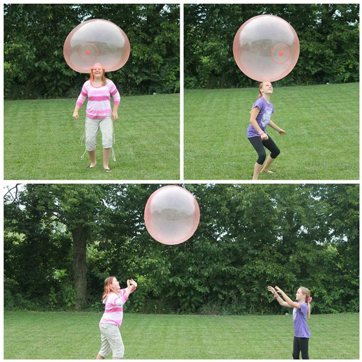 Bola inflable grande juguete para niños bola elástica Bola De Agua bola de burbuja