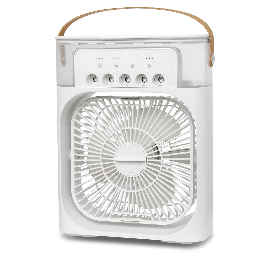 Humidificador de aire 3 en 1, ventilador USB de refrigeración, luz LED nocturna, niebla de agua