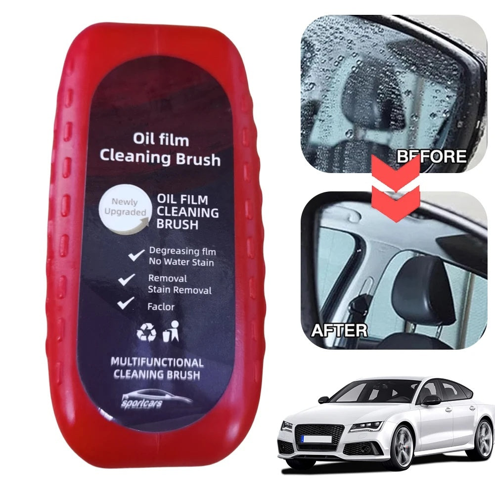 Cepillo Limpiador de Vidrios para Auto – Elimina Aceite, Suciedad y Mejora la Visibilidad