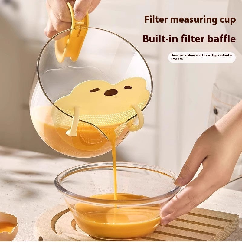 Vaso de Cocina medidor y Separador de Huevo – Diseño Divertido