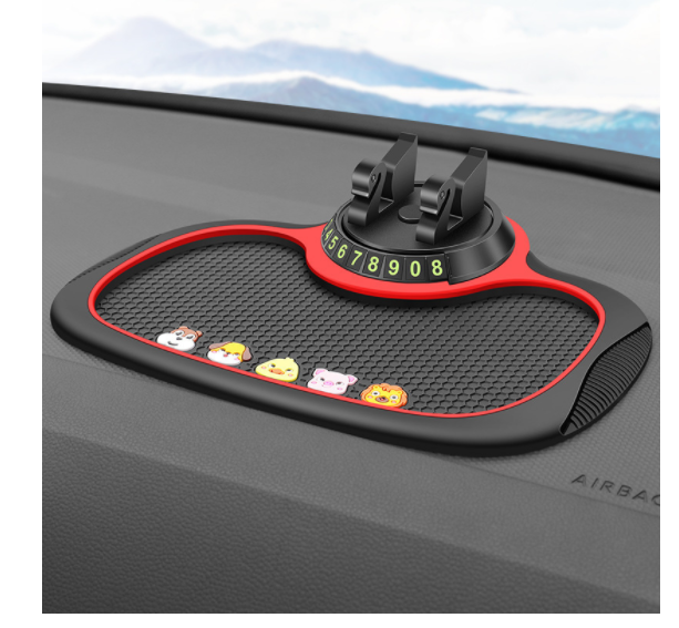 KIt de automóvil de alta calidad! Almohadilla antideslizante para teléfono de coche 4 en 1, alfombrilla antideslizante