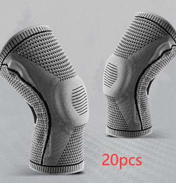 Rodilleras deportivas con resorte de silicona para protección de rótula