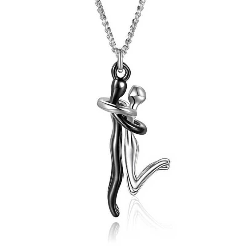 Collar con dije de pareja, hermoso para regalo de aniversario!