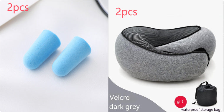 Almohada de viaje para el cuello, memory form, adaptable para avión, diseño perfecto