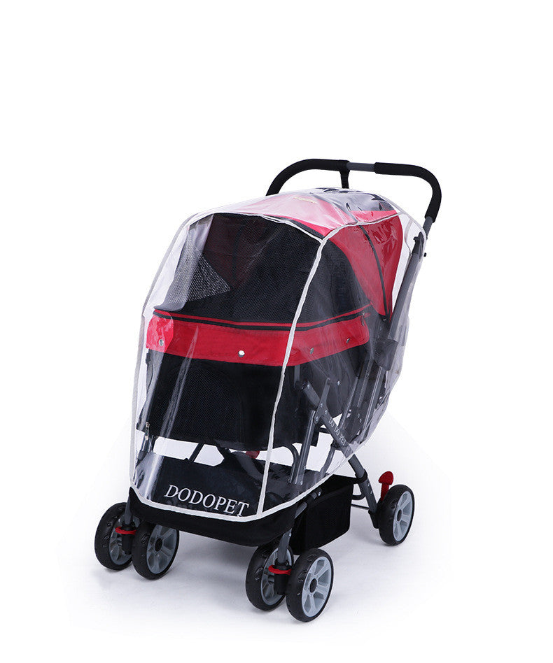 Cubierta de lluvia para carro de mascotas, cubierta para la lluvia, cochecito de bebé, impermeable, cochecito para perros, cubierta para la lluvia, cubierta para el viento