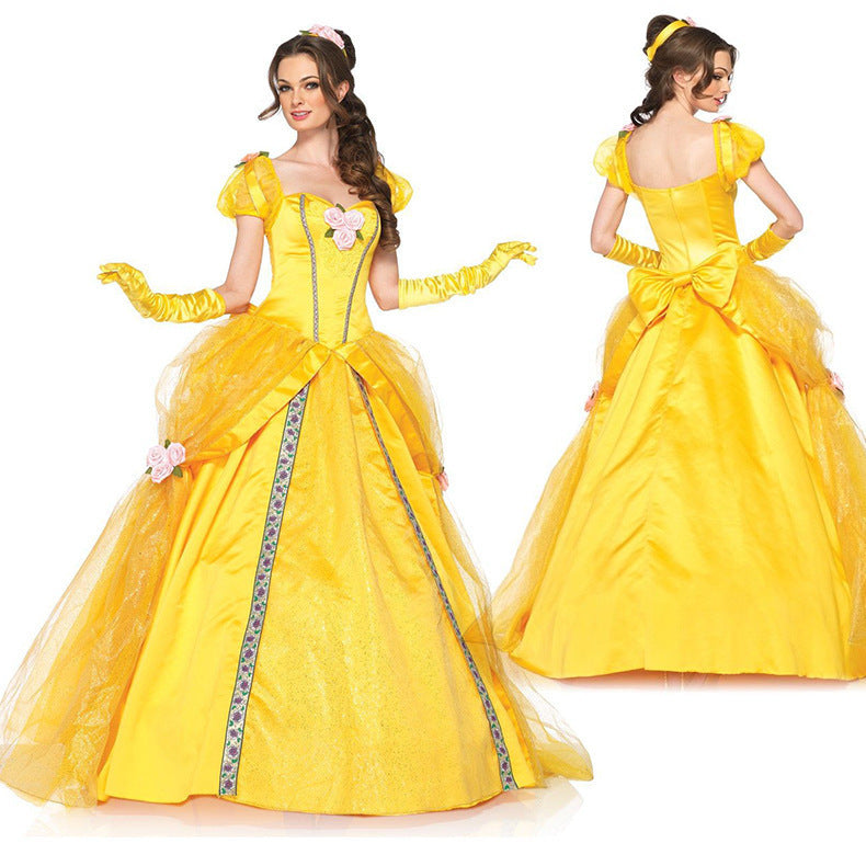 Disfraz de Princesa para Mujer š ā Vestido Especial y Guantes a Juego