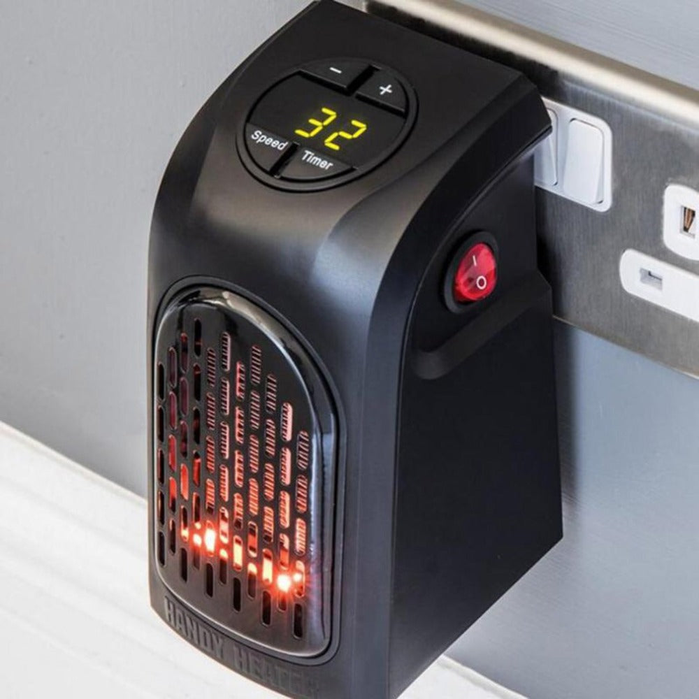 Calefactor, Calentador de aire para el invierno, calentadores eléctricos para el hogar, Mini de aire para habitación, ventilador calentador de cerámica para el hogar, oficina, Camping,