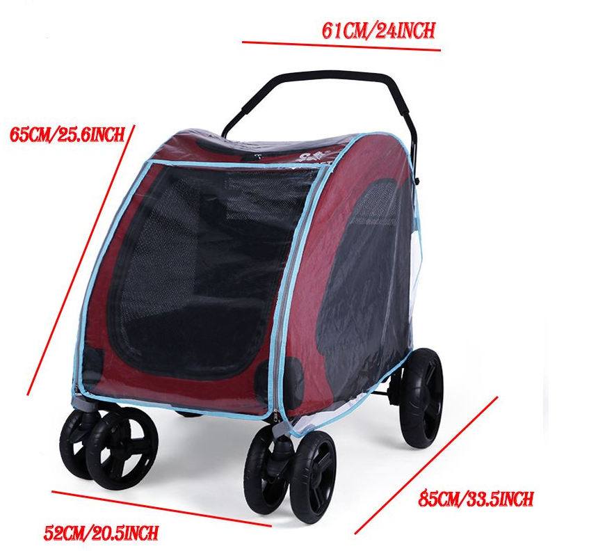 Cubierta de lluvia para carro de mascotas, cubierta para la lluvia, cochecito de bebé, impermeable, cochecito para perros, cubierta para la lluvia, cubierta para el viento
